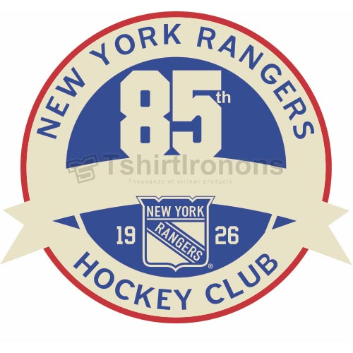 New York Rangers T-shirts Iron On Transfers N244